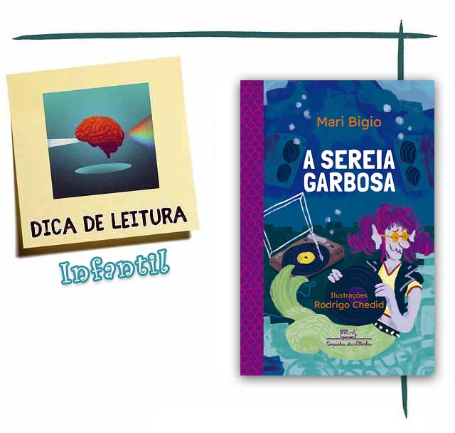 Livro Infantil “A sereia garbosa Capa comum – por Mari Bigio (Autora), Rodrigo Chedid (Ilustrador)